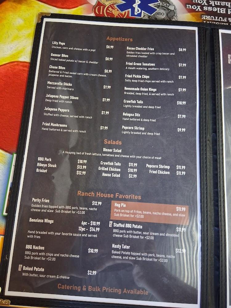 Wright's Ranch House Menu image 2